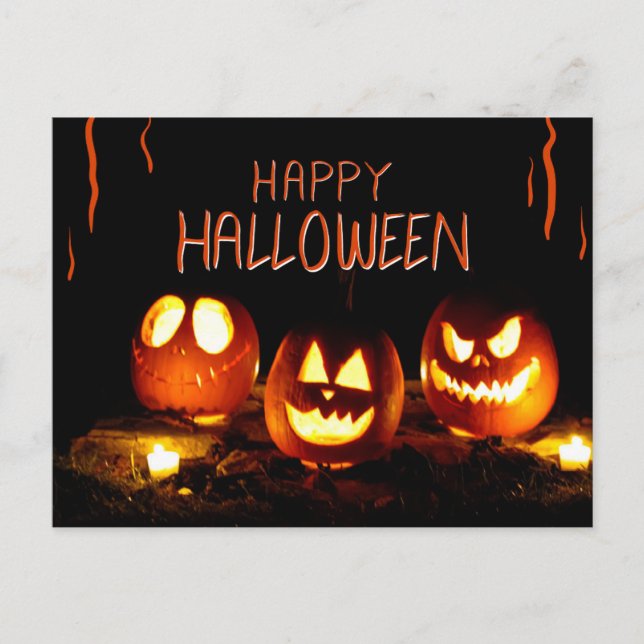 Postal feliz de Halloween (Anverso)