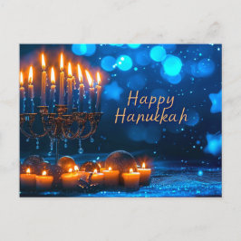 Postal feliz de Hanukkah