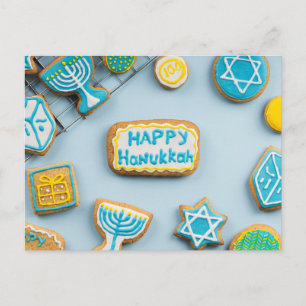 Postal feliz de Hanukkah