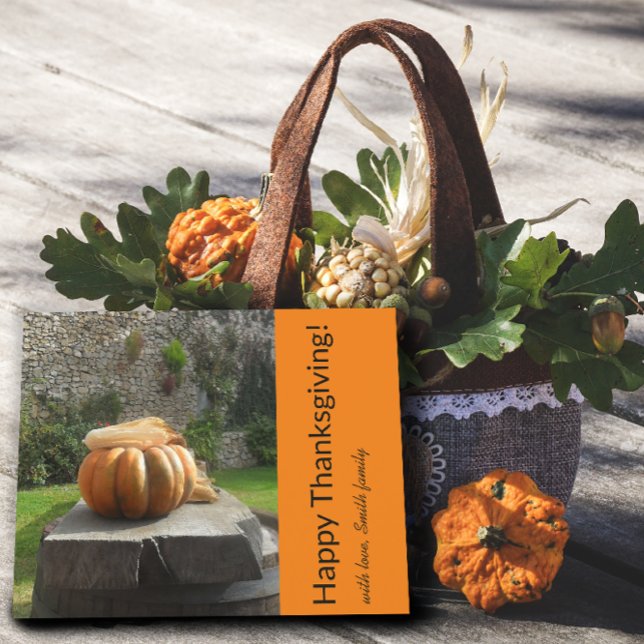 Postal feliz de la calabaza de Acción de Gracias (Subido por el creador)