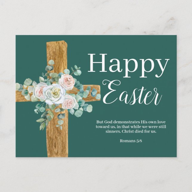 Postal feliz de Pascua (Anverso)