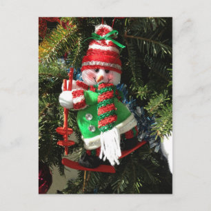 Postal feliz de Snowman