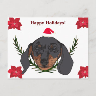 Postal feliz de Weiner Dog