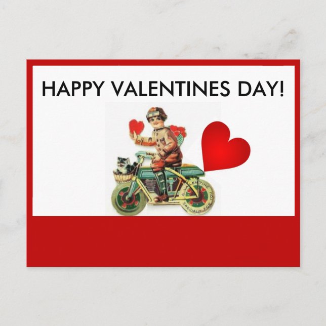 POSTAL FELIZ DEL DÍA DE SAN VALENTÍN DE LA (Anverso)