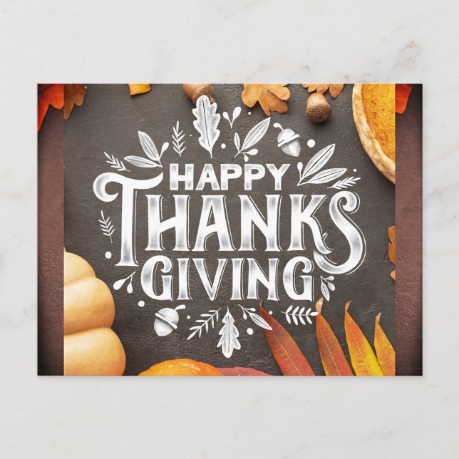 Postal Feliz Día de Acción de Gracias (Happy Thanksgiving Holiday Postcards!)