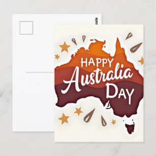 Postal Feliz Día de Australia