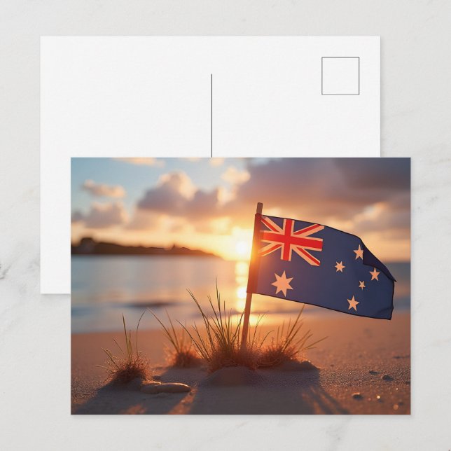 Postal Feliz Día de Australia (Anverso / Reverso)