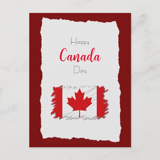 Postal Feliz Día de Canadá (Anverso)