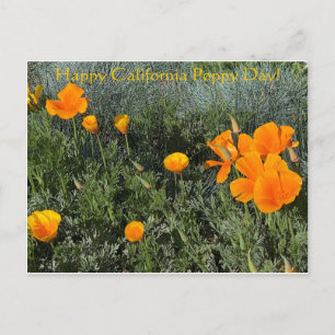 Postal ¡Feliz Día de la Adormidera de California!
