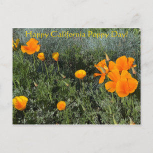 Postal ¡Feliz Día de la Adormidera de California!