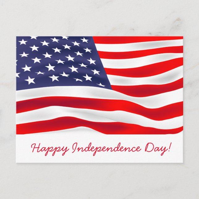 Postal ¡Feliz Día de la Independencia! (Anverso)