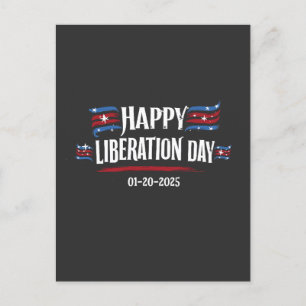 Postal Feliz Día de la Liberación 2025 Trump América