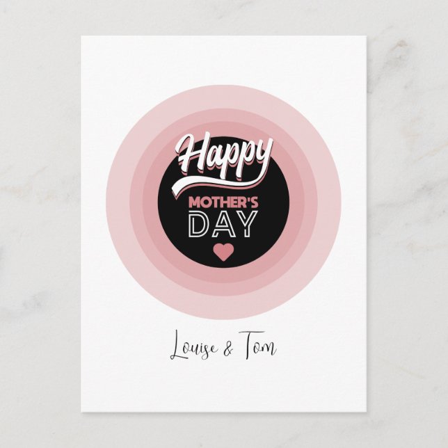 Postal Feliz día de la madre (Anverso)