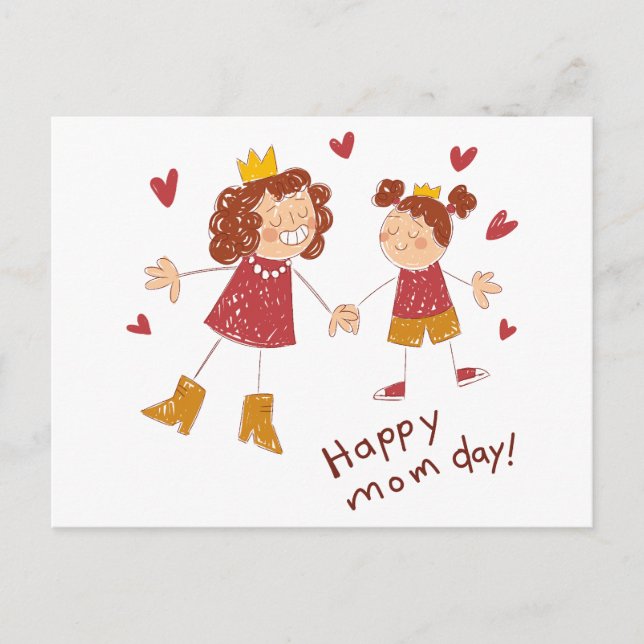 Postal Feliz Día de la Madre (Anverso)