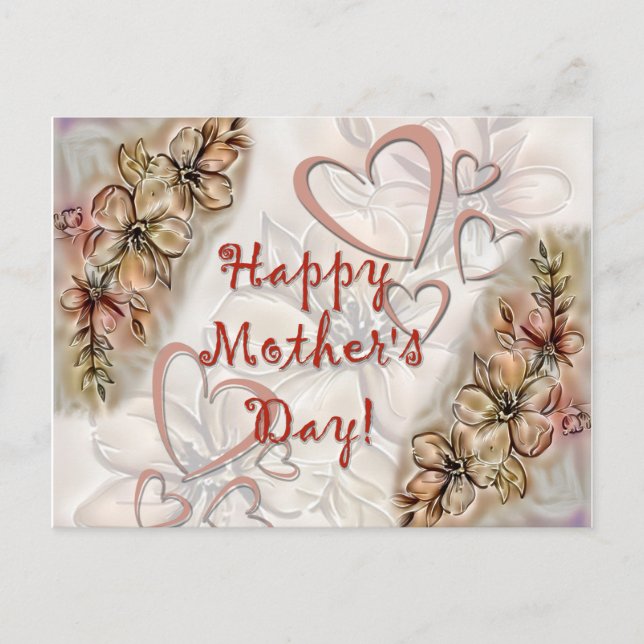 Postal ¡Feliz Día de la Madre! (Anverso)