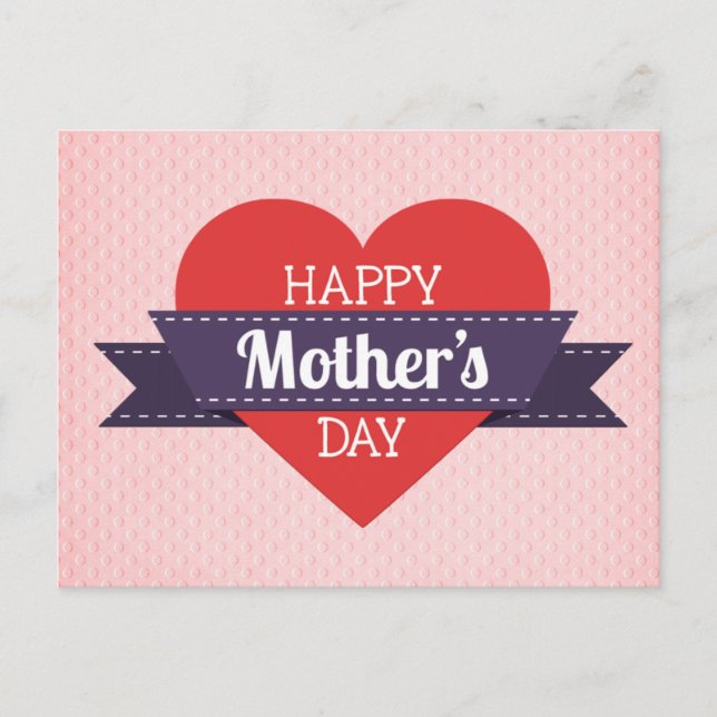 Postal Feliz día de la madre (Anverso)