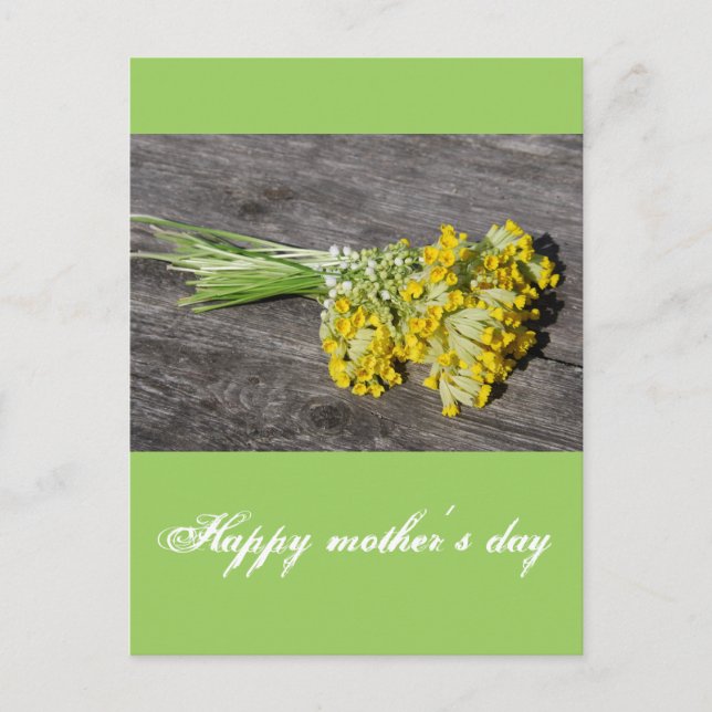 Postal Feliz día de la madre (Anverso)