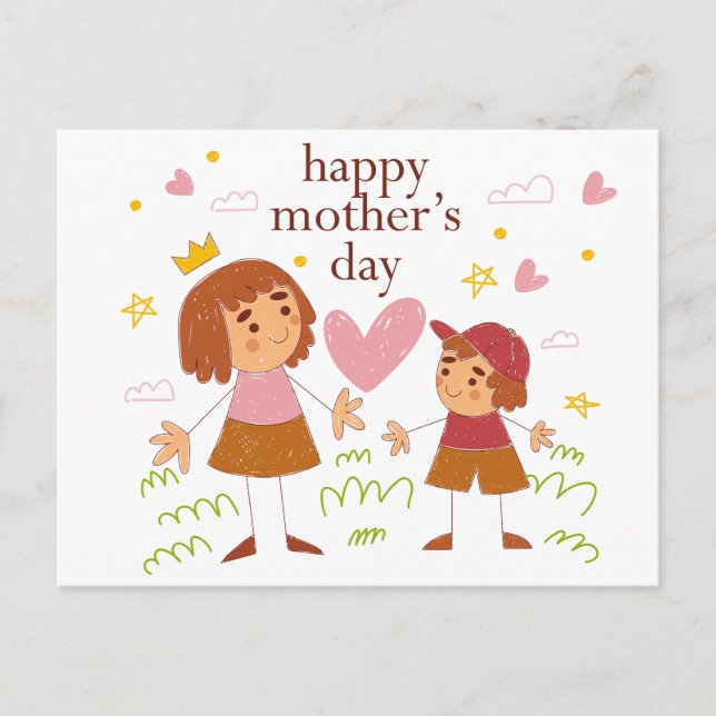 Postal Feliz Día de la Madre (Anverso)