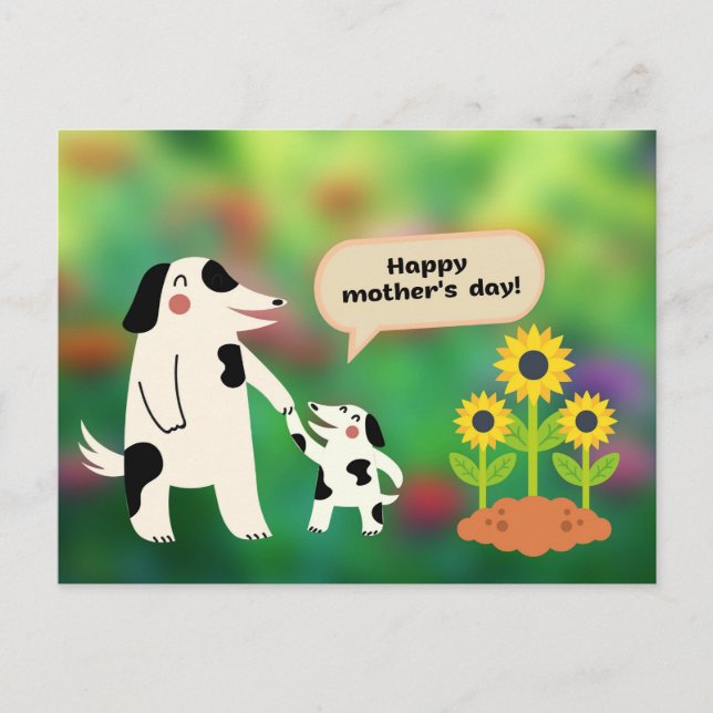 Postal Feliz Día de la Madre (Anverso)