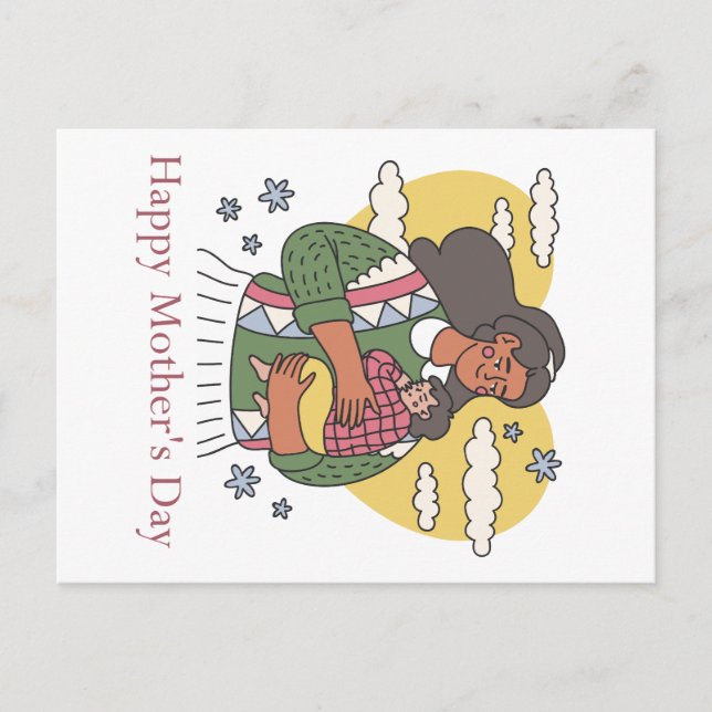 Postal Feliz Día de la Madre (Anverso)