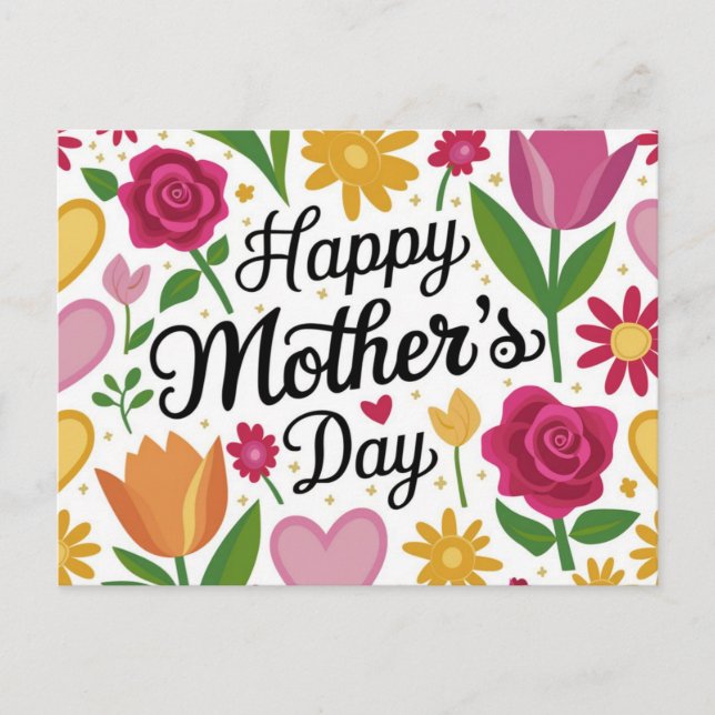 Postal Feliz Día de la Madre (Anverso)