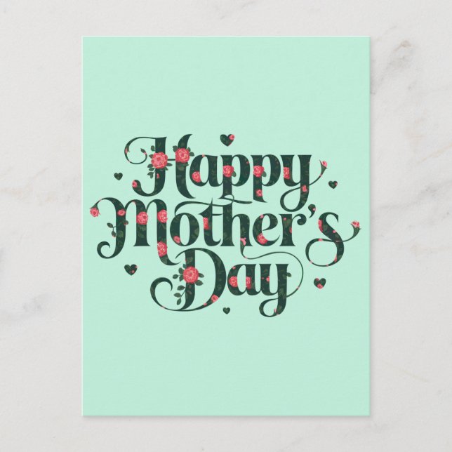 Postal Feliz Día de la Madre (Anverso)