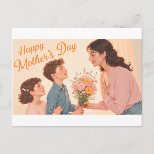 Postal Feliz Día de la Madre (Anverso)