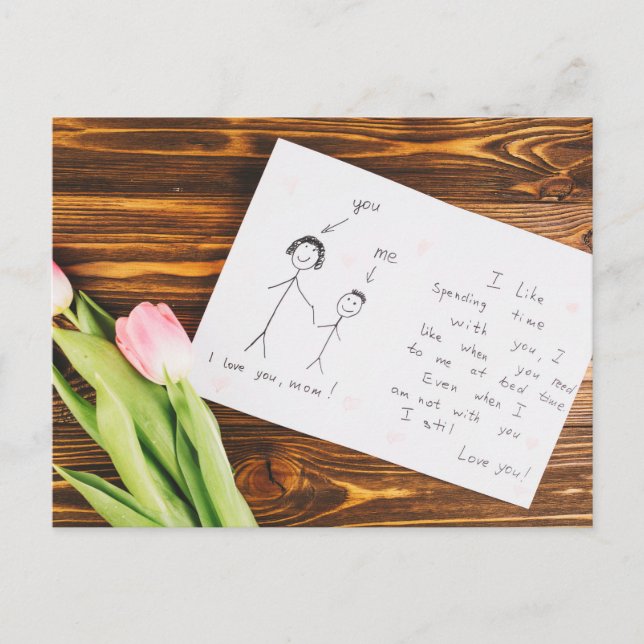 Postal Feliz Día de la Madre (Anverso)