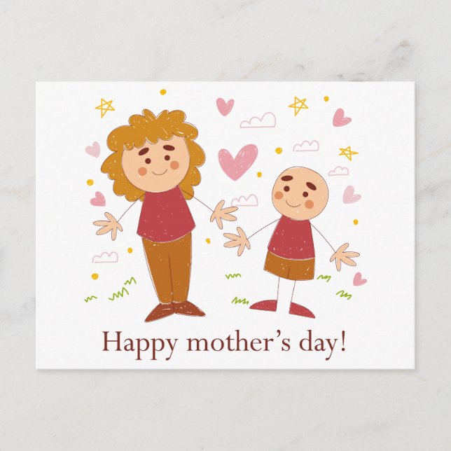 Postal Feliz Día de la Madre (Anverso)