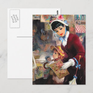 Postal Feliz Día de la Madre. Arte de vintage