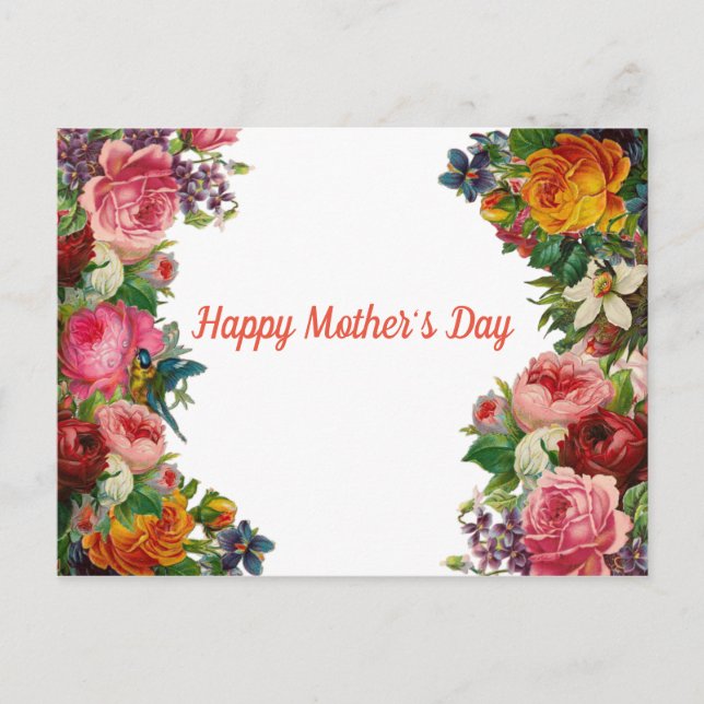 Postal Feliz Día de la Madre Bouquet (Anverso)