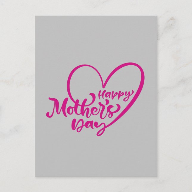 Postal Feliz Día de la Madre con mi amor (Anverso)