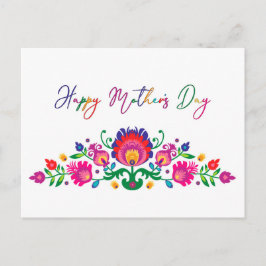 Postal Feliz Día de la Madre con texto de Personalizado f