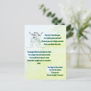 Postal Feliz Día de la Madre con un poema original