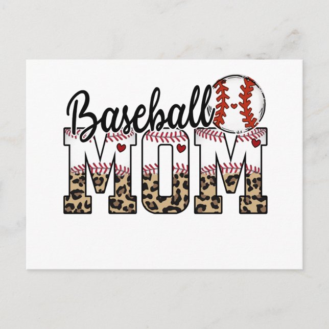 Postal ¡¡Feliz Día de la Madre, madre de béisbol!! (Anverso)