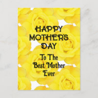 Feliz Día de la Madre Mensaje de Personalizado flo