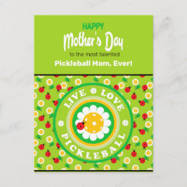 Postal Feliz Día de la Madre para la Madre del Pickleball