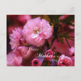 Postal Feliz Día de la Madre Primavera Flores de cerezo r
