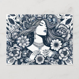 Postal Feliz Día de la Mujer honrando a las mujeres en to