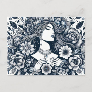 Postal Feliz Día de la Mujer honrando a las mujeres en to