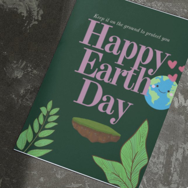 Postal Feliz Día de la Tierra (Happy Earth Day)