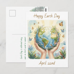 Postal Feliz Día de la Tierra 22 de abril