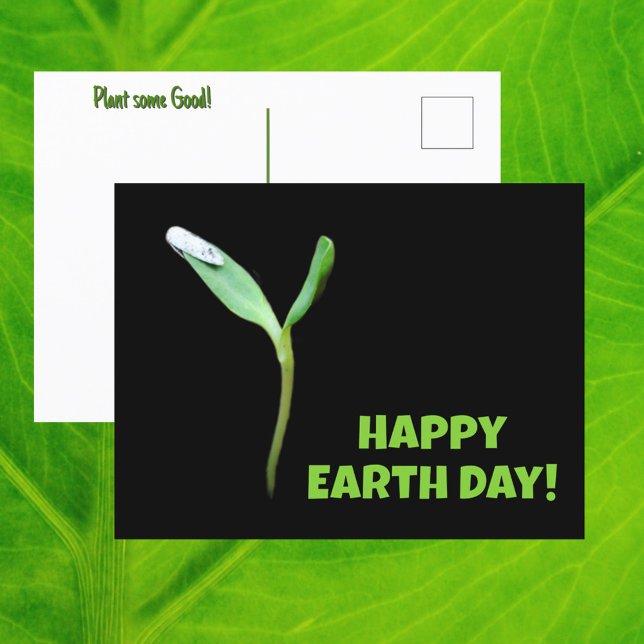Postal Feliz Día de la Tierra Semilla de Nuevo Crecimient (Subido por el creador)