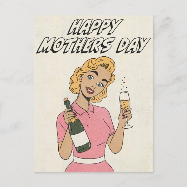 Postal Feliz día de las madres (Anverso)