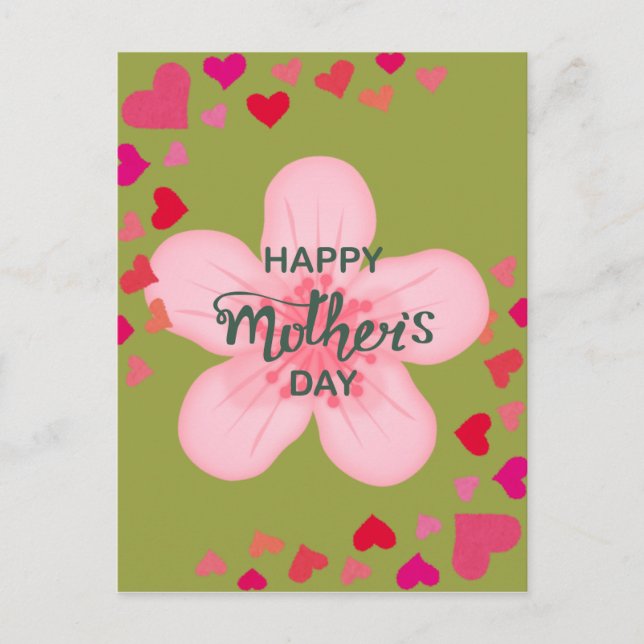 POSTAL FELIZ DÍA DE LAS MADRES  (Anverso)