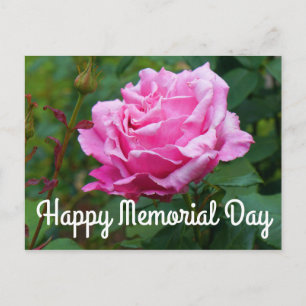 Postal Feliz Día de los Caídos - Rosa del Día de los Caíd