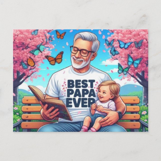Postal Feliz Día de los Padres (Anverso)