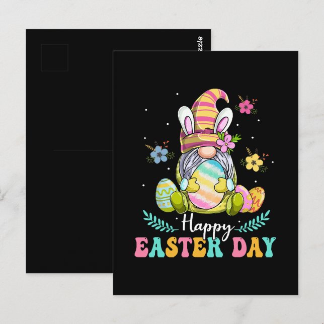 Postal Feliz Día de Pascua (Anverso / Reverso)