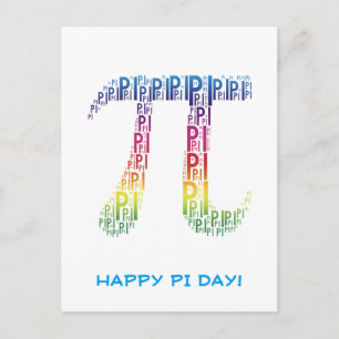 Postal Feliz Día De Pi   Celebrar