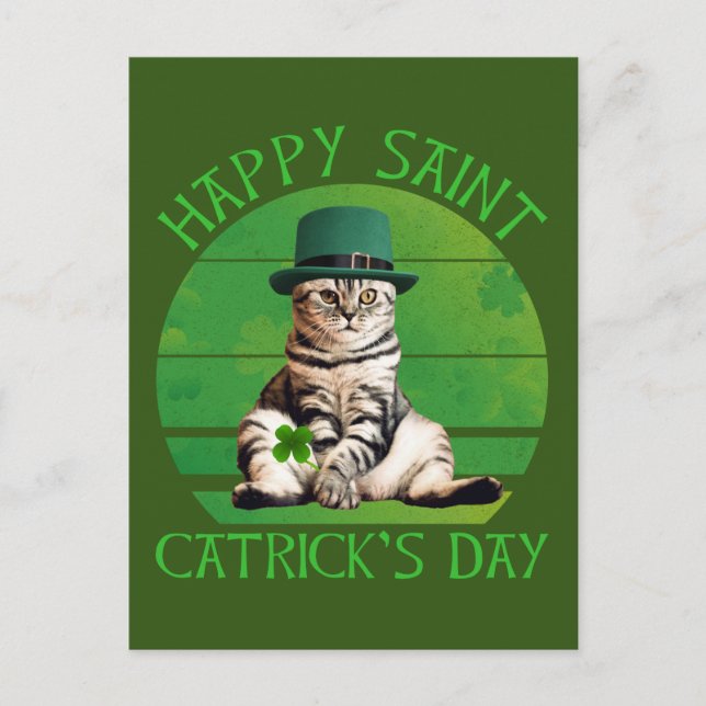 Postal Feliz Día de San Catrick (Anverso)